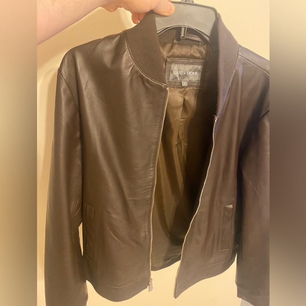 Leather jacket